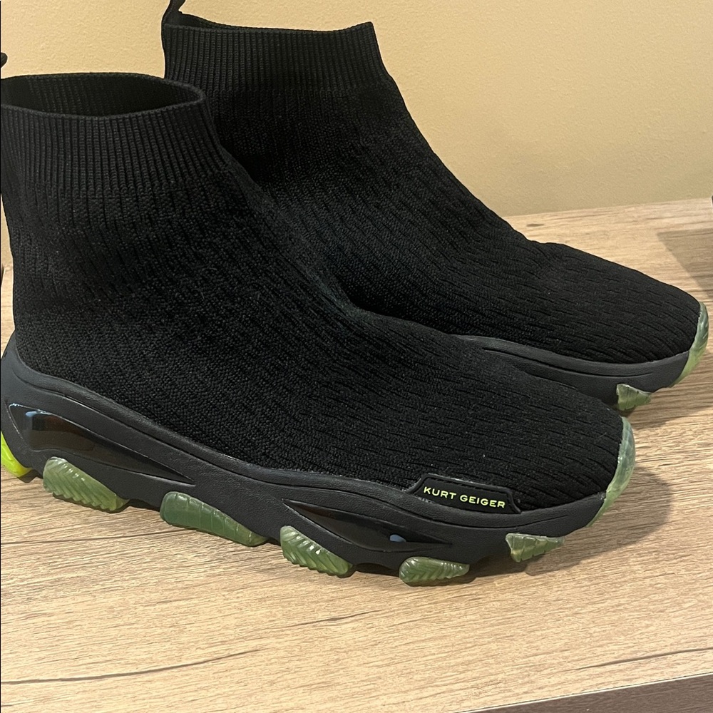 Kurt Geiger Black sock sneakers size 9 (40)